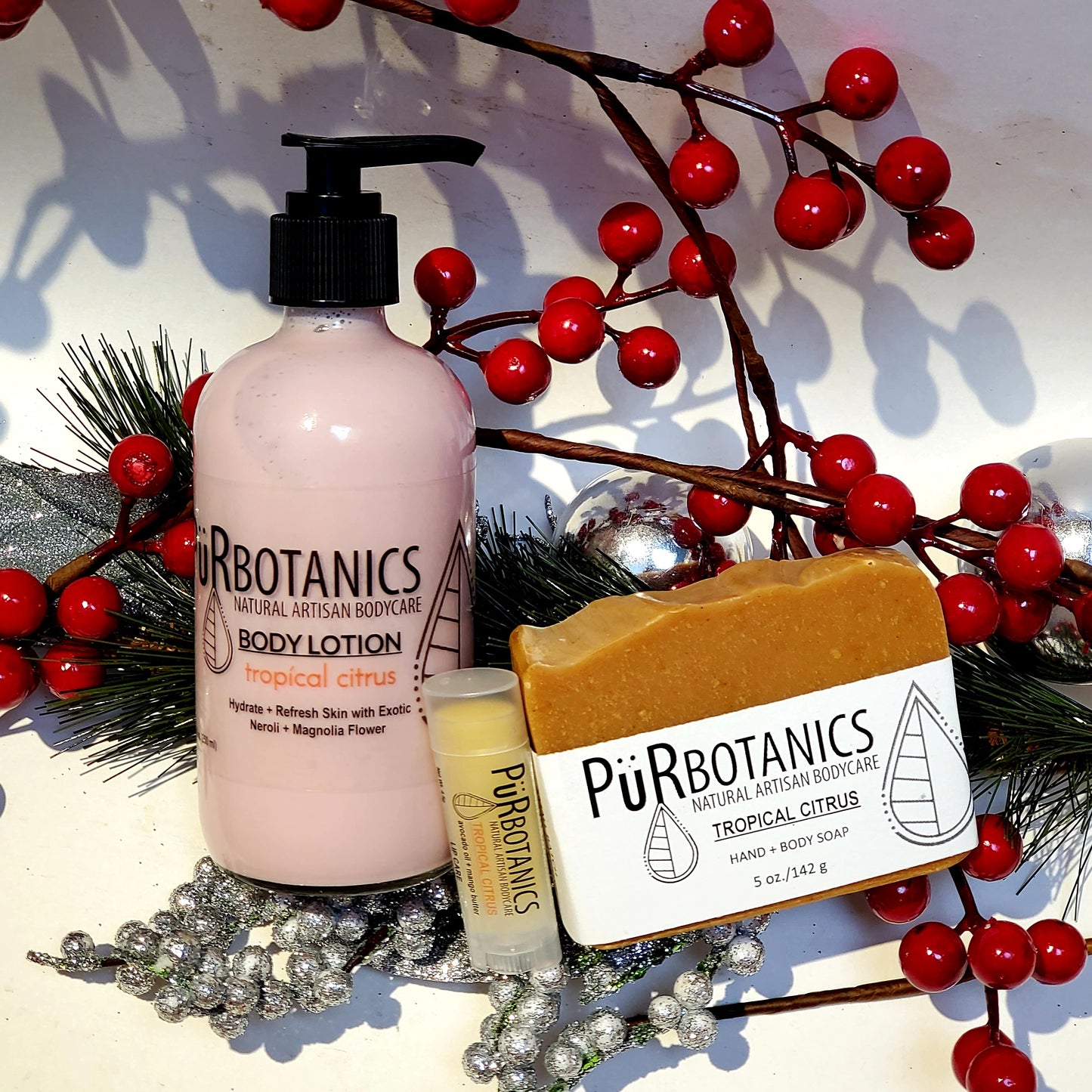 Luxury Artisan Soap, Lotion & Lip Care Set